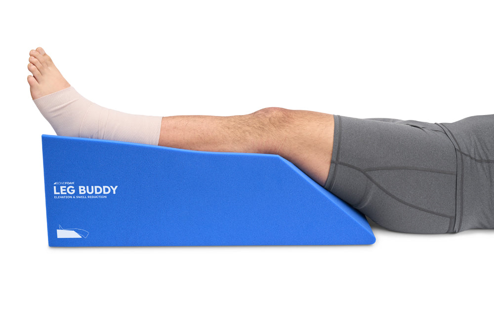 The BoneFoam Leg Buddy: A simple yet worthy investment after foot and ankle surgery.